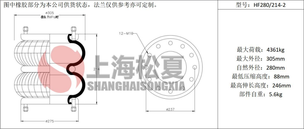 拖車用<a href='http://www.tuesdayc.cn/' target='_blank'><u>空氣彈簧</u></a>